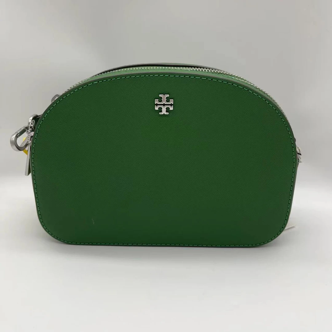 99新 TORY BURCH/汤丽柏琦 绿色相机包EA02383