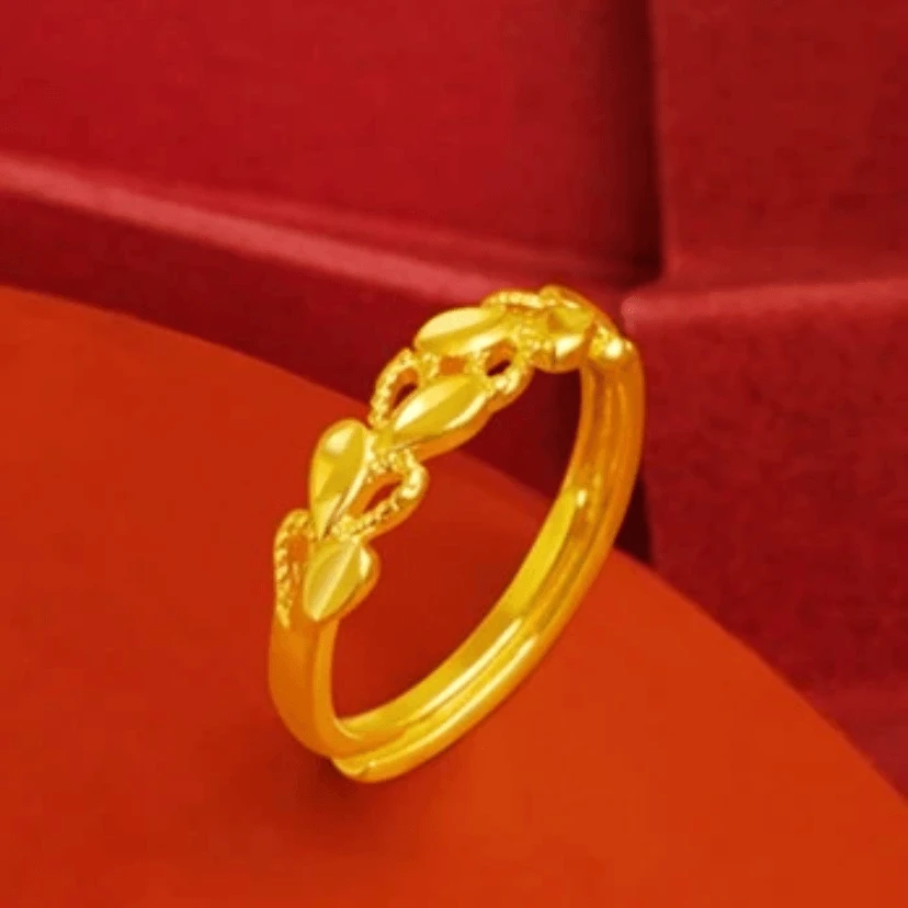 心心相印戒指时尚气质开口精致对戒TY