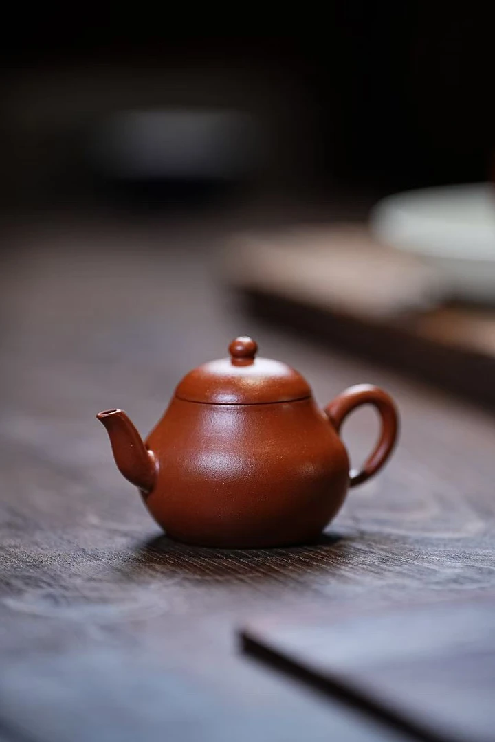 徐金根朱泥梨形壶120cc