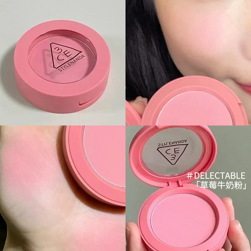 3CE/三熹玉3ce单色腮红草莓牛奶粉5g