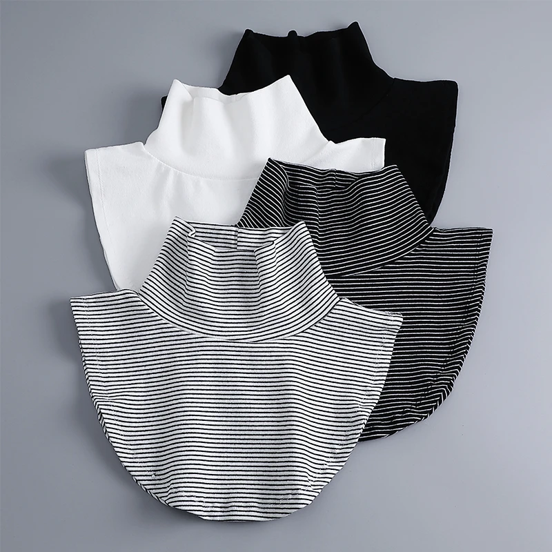 假领子女百搭高领秋冬搭配毛衣衬衣保暖围脖内搭韩版多功能假衣领