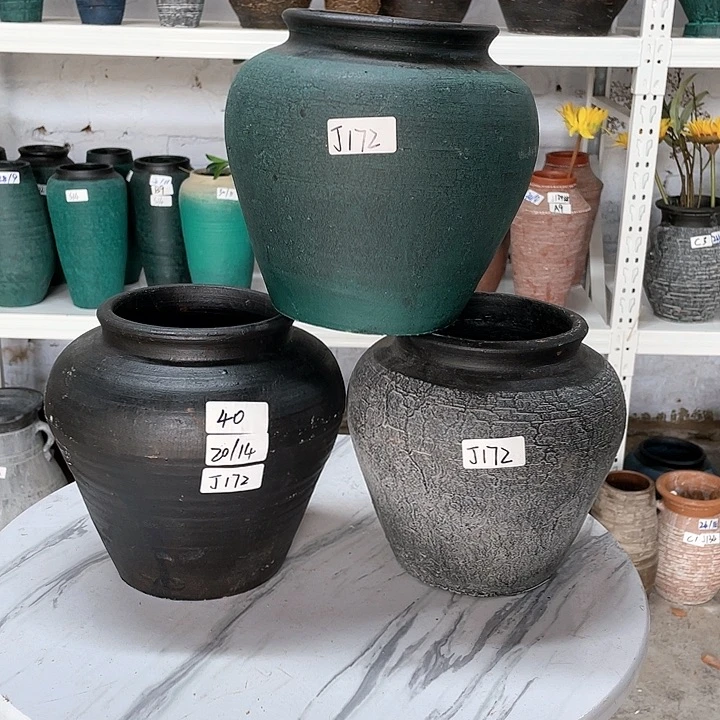 红陶20CM（含）-50CM（不含）无孔三个