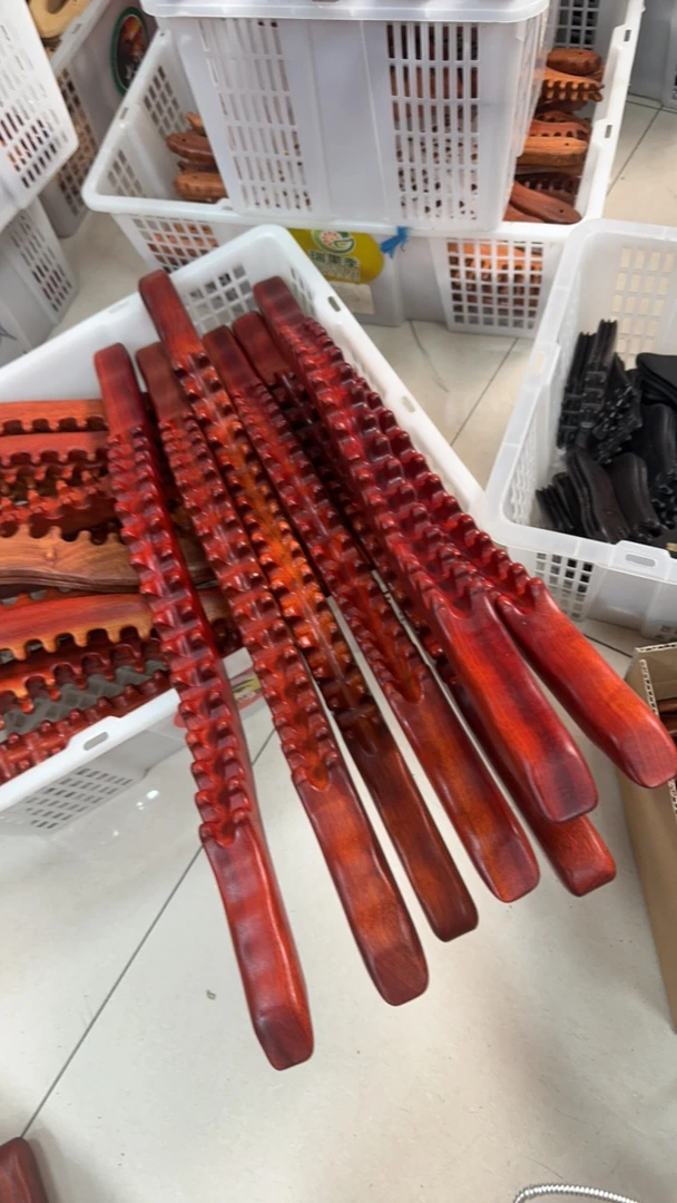 孙善升檀木58cm龙棍擀筋棍疏通肩颈美容开背