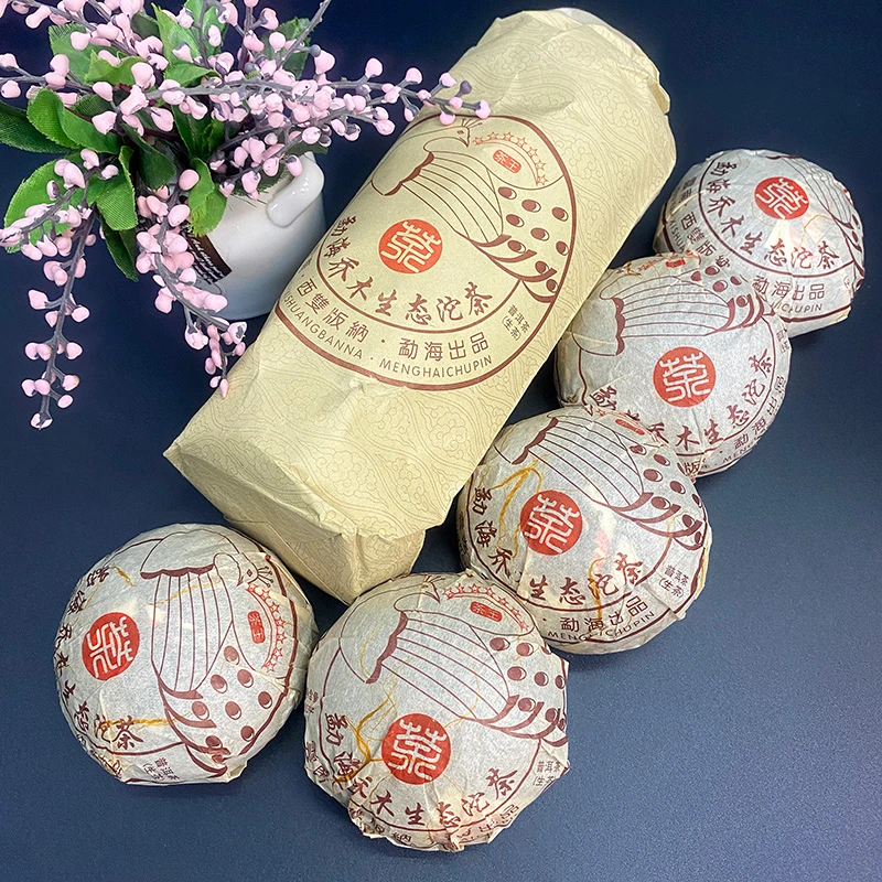 普洱茶 生茶  土鸡沱勐海乔木沱茶 春茶2018原料2022年压制沱茶叶