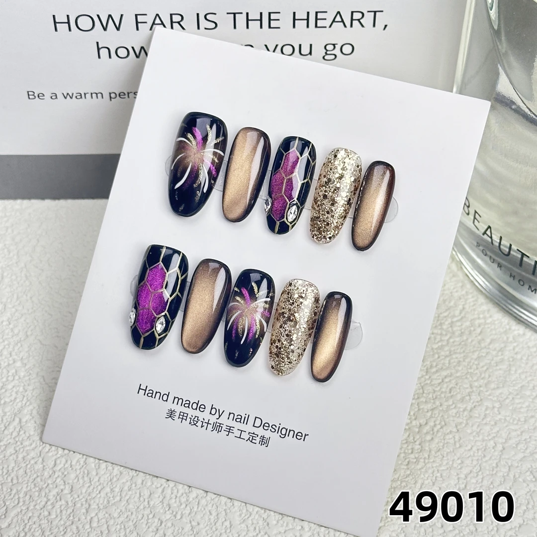 原创：中椭圆 23mm 编号 49010 纯手工穿戴甲