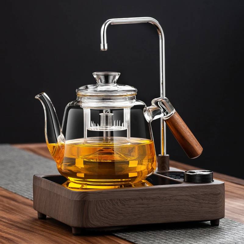 电陶炉煮茶壶煮茶器耐热防爆玻璃茶具家用蒸煮一体泡茶煮茶炉