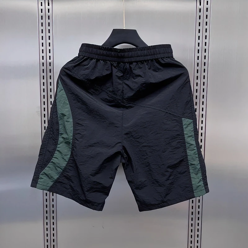 网红速干薄款休闲五分男士短裤夏季潮牌百搭沙滩裤运动裤子男夏天