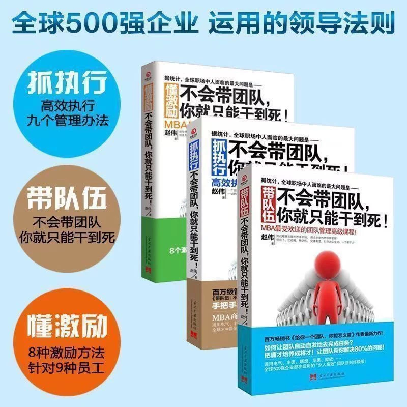 速发 带队伍 抓执行 懂激励 不会带团队,你就只能干到死,赵伟著