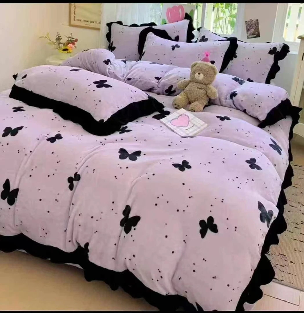 赫本蝴蝶韩版四件套