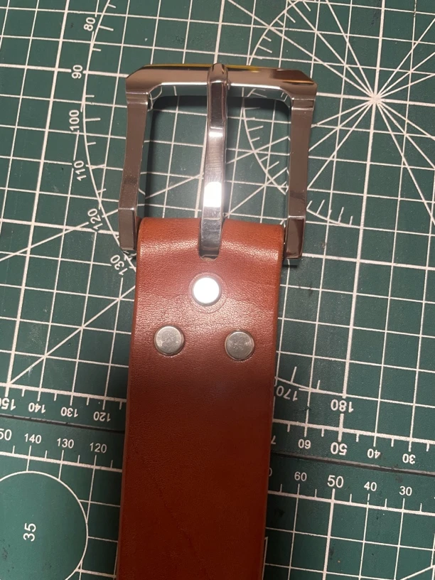 日本栎木可养牛原色百搭休闲牛虻线切割男士高端头层牛皮手工腰带