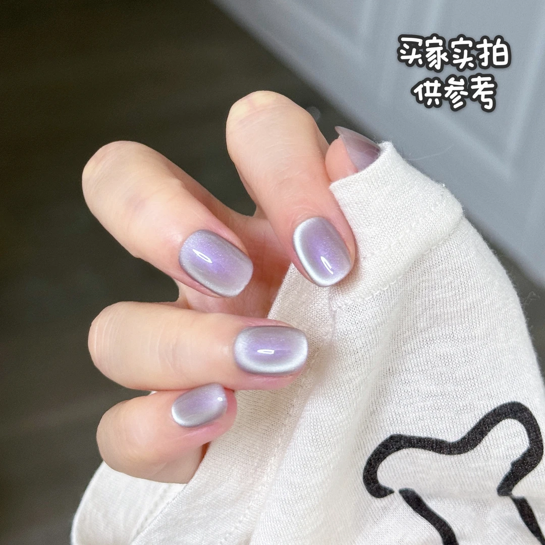 【安纽-Gray】现货 正版安纽 玻璃珠灯泡猫眼 纯手工穿戴甲