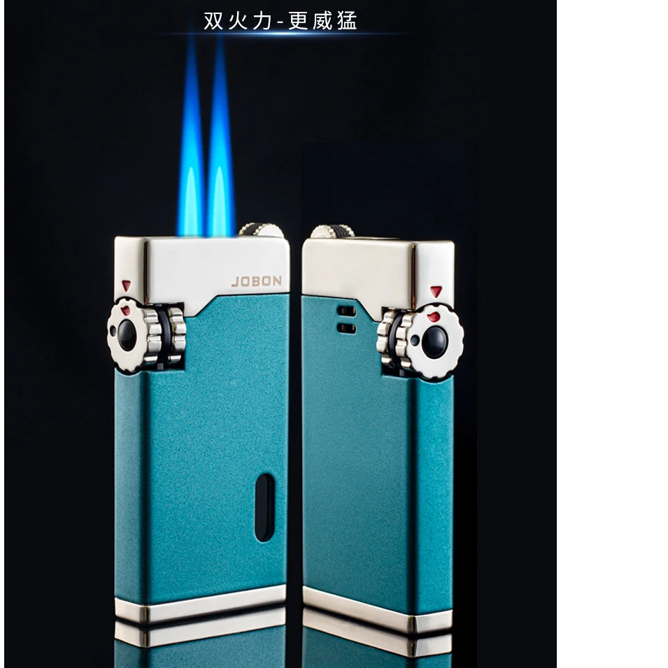 双火直冲防风打火机砂轮充气高端打火机男士礼品送男友火机