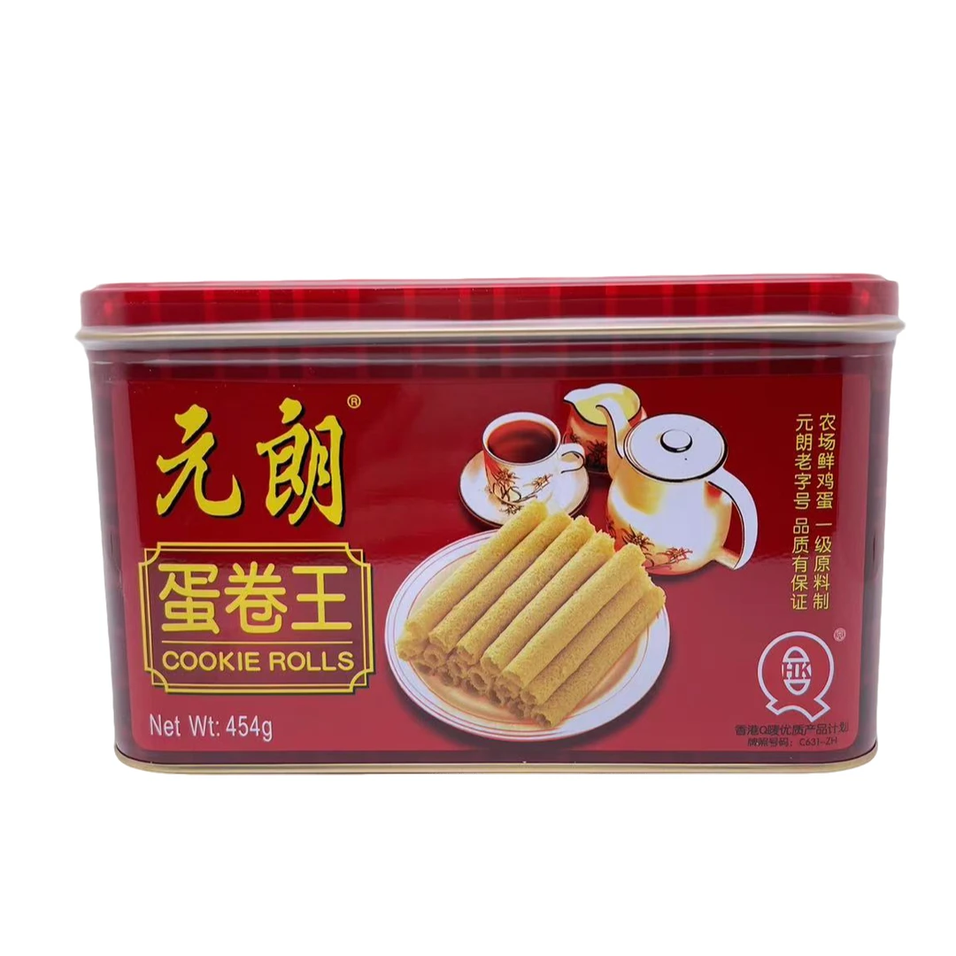 元朗蛋卷王铁罐装年货送礼佳品454g