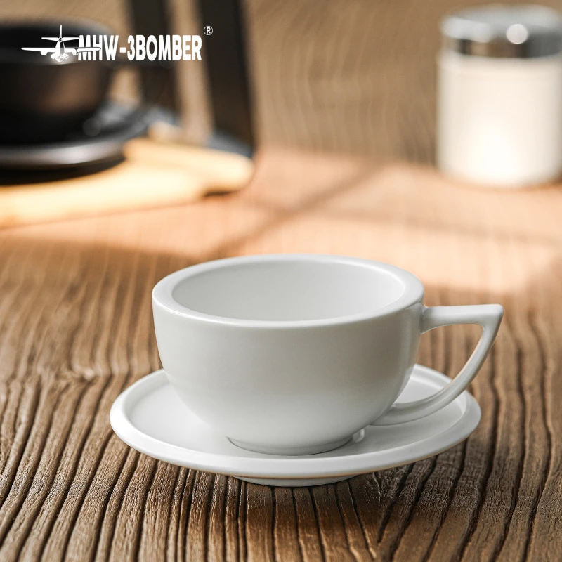 MHW-3BOMBER轰炸机泽田杯 陶瓷杯咖啡杯 专业拿铁艺术拉花杯压纹