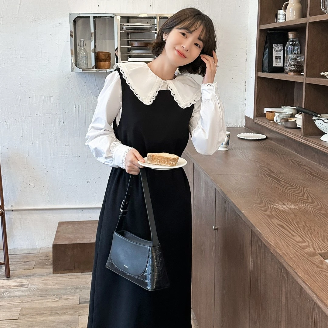 【夜的乐章】无袖连衣裙FS302L008