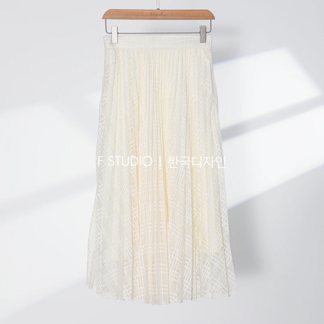 「新品」【网格百褶】网纱半身裙FS306X024