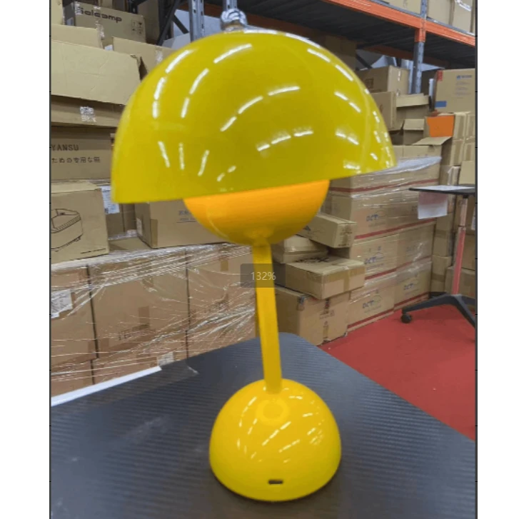 花苞灯奶油风家用主卧可充电床头小夜灯