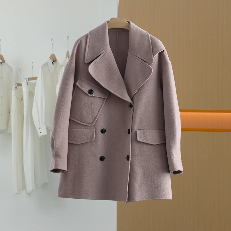 【唐长老自营】③货号H1574冬新款休闲百搭毛呢外套H