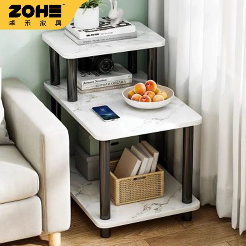 沙发边几家用客厅小桌子简易边柜小户型茶桌出租房茶几置物架方几