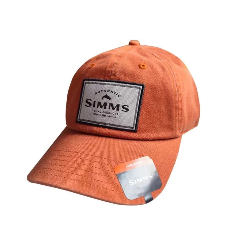 新款美国SIMMS钓鱼帽棒球帽鸭舌帽无顶透气防晒遮阳帽路亚帽户外