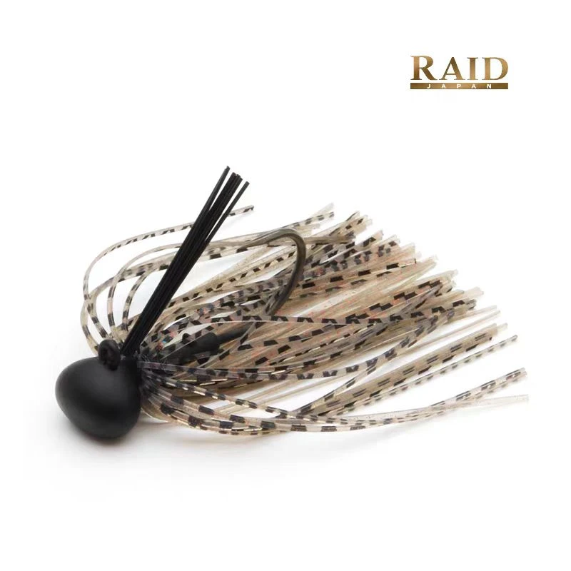 日本RAID橄榄头JIG路亚FOOT MASTER超高密度钨钢头胶裙JIG高感度