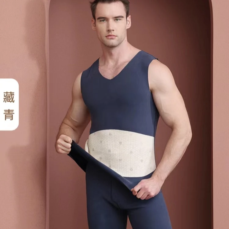 男女保暖上装内衣打底无痕缎彩面料保暖背心