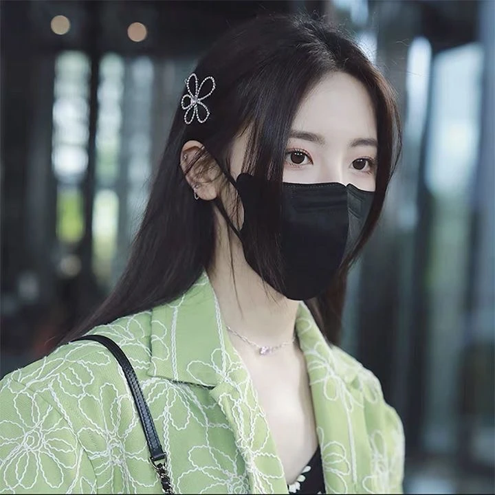 杨超越同款花朵发夹水钻韩国东大门学生少女气质甜美网红发卡边夹