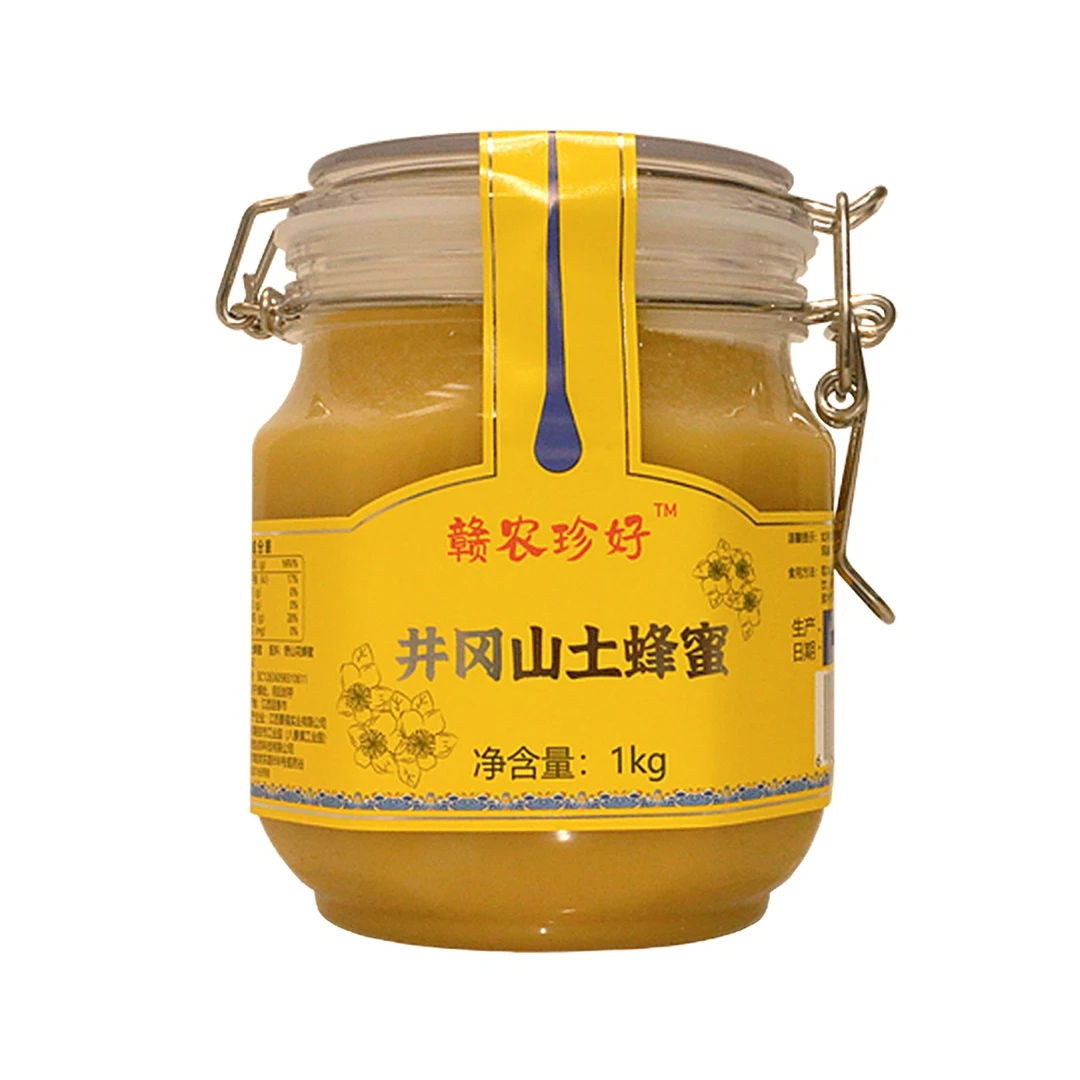 [拾月农仓]井冈山土蜂蜜 深山酿造蜜源 天然浓郁百花蜜