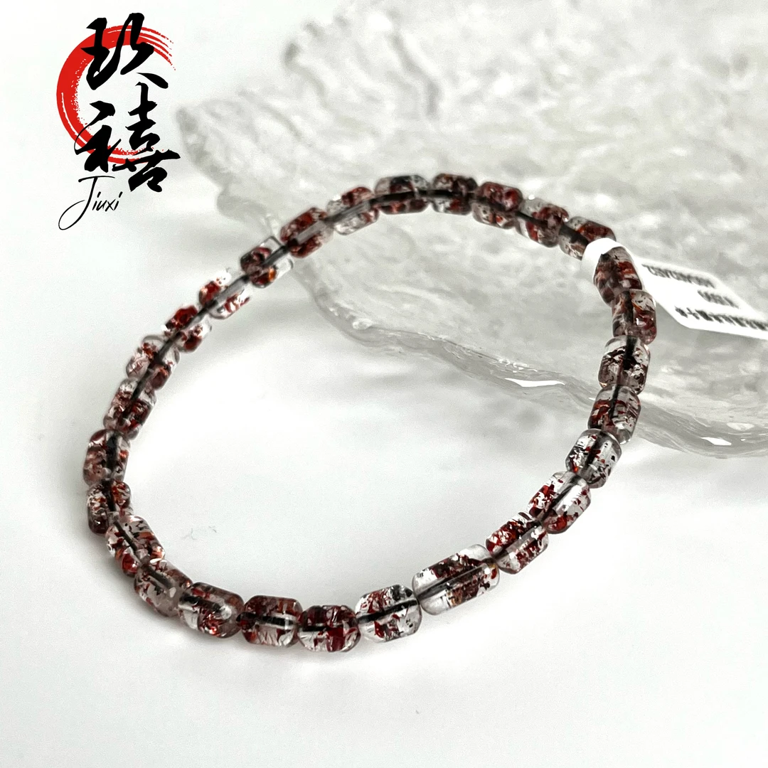 【二妹推荐】高阶黑樱花圆柱单圈手串  0469 A60217457 多样性发一