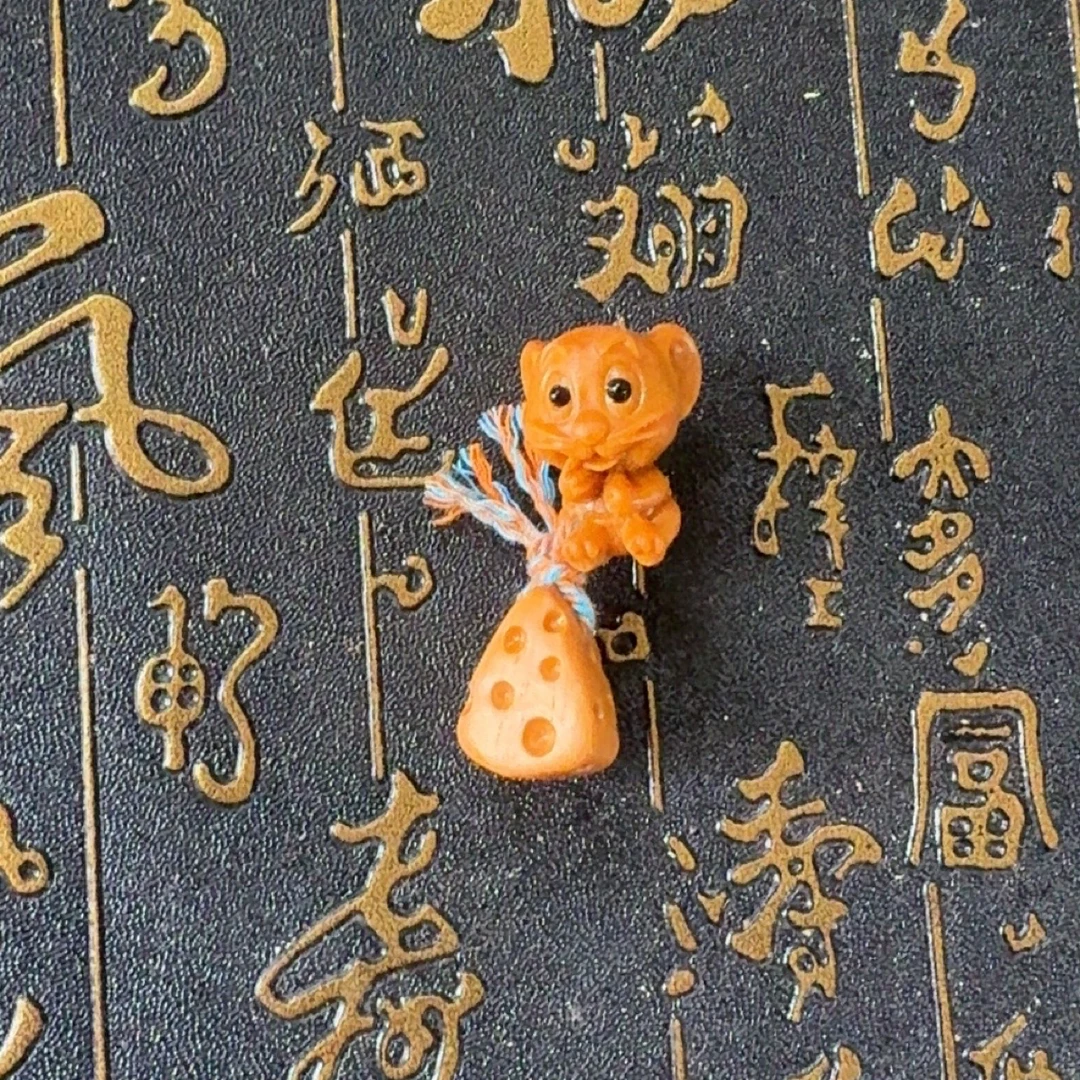 非金属手环搭配手工DIY雕刻配件老鼠奶酪一套