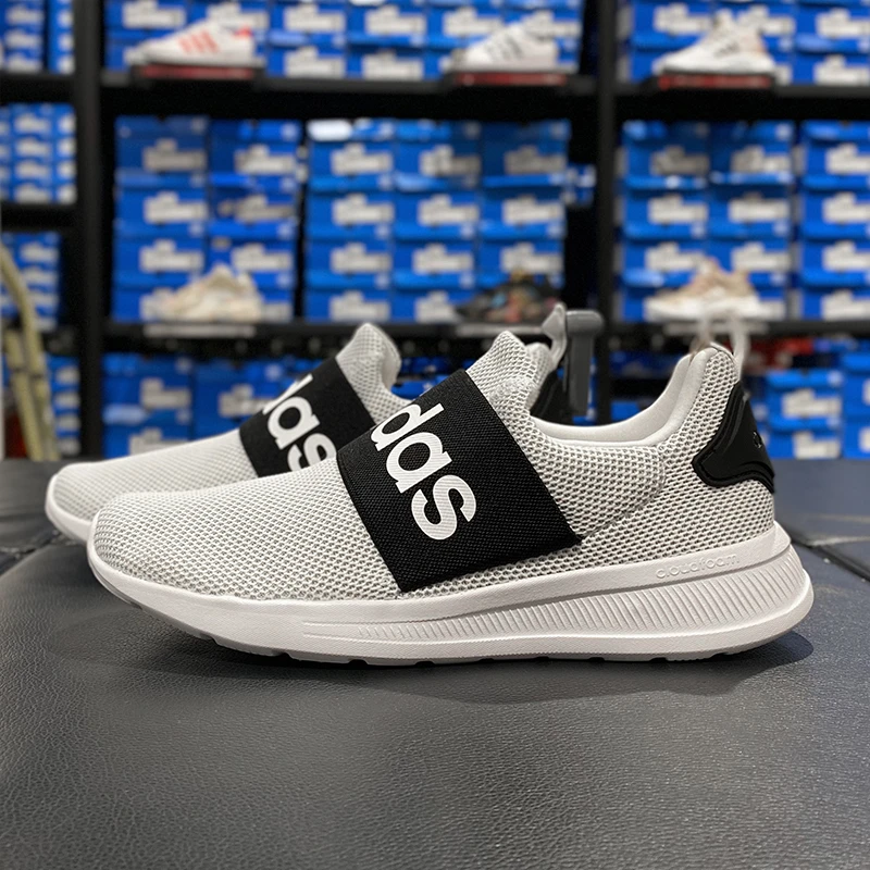 Adidas/阿迪达斯男鞋正品跑步鞋一脚蹬懒人鞋运动鞋子透气 HP6466