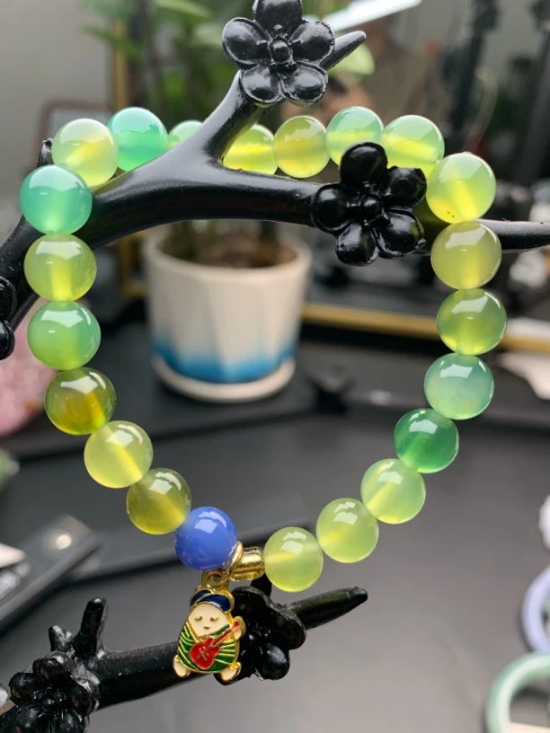 炫彩迷人DY玛瑙手串时尚国风