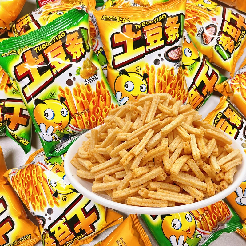 赵户全庄土豆条八爪说锅巴热干面零食小吃休闲食品儿童网红散装