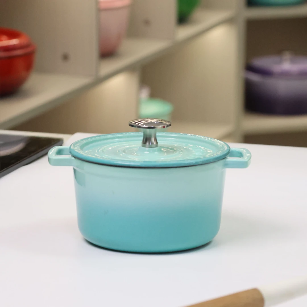 【三厦小迎哥】14糖果小锅  一人食铸铁珐琅锅