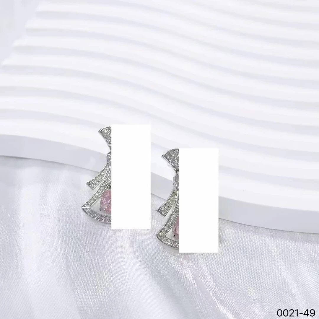 铜合金耳饰 0021气质时尚轻奢百搭小众简约个性设计感精致耳饰