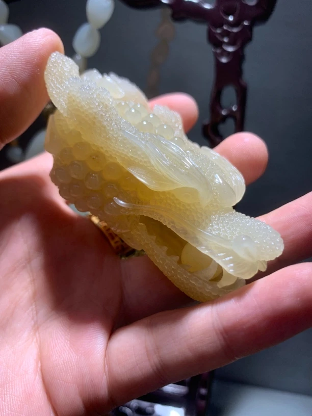 和田玉 龙头老大·望子成龙