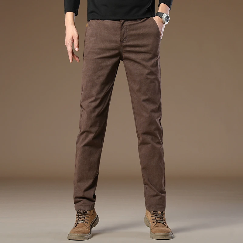 皮尔卡丹-2024秋冬新款休闲裤男士宽松直筒裤子轻奢百搭商务-283