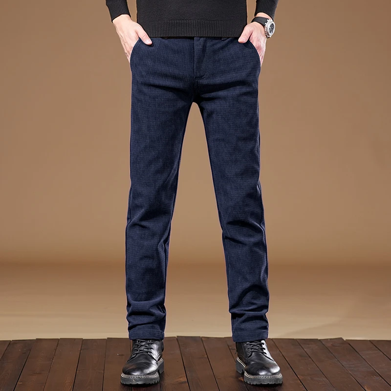 皮尔卡丹-春季时尚休闲裤微宽松舒适裤子高端轻奢百搭商务-825