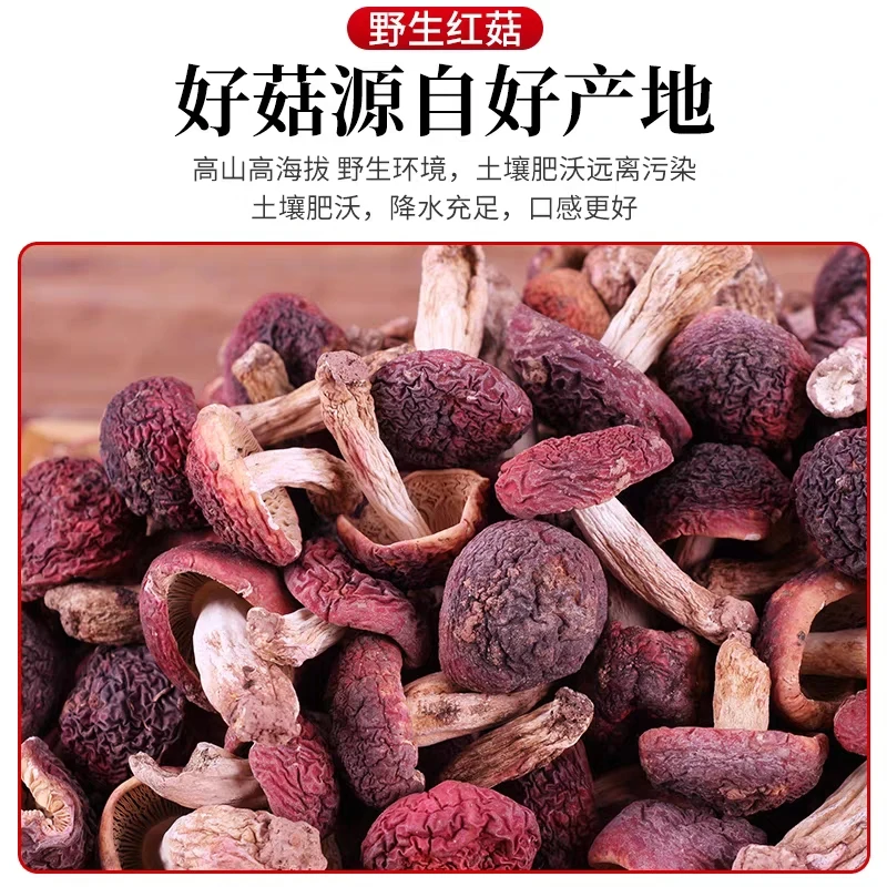 （小林山里味）野生红菇，云南高原特产，野生精品红菇月子菇250/500g