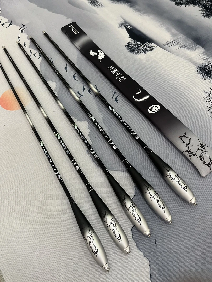 新品江湖大师37调溪流竿收缩70厘米休闲野钓综合竿新手超轻超硬