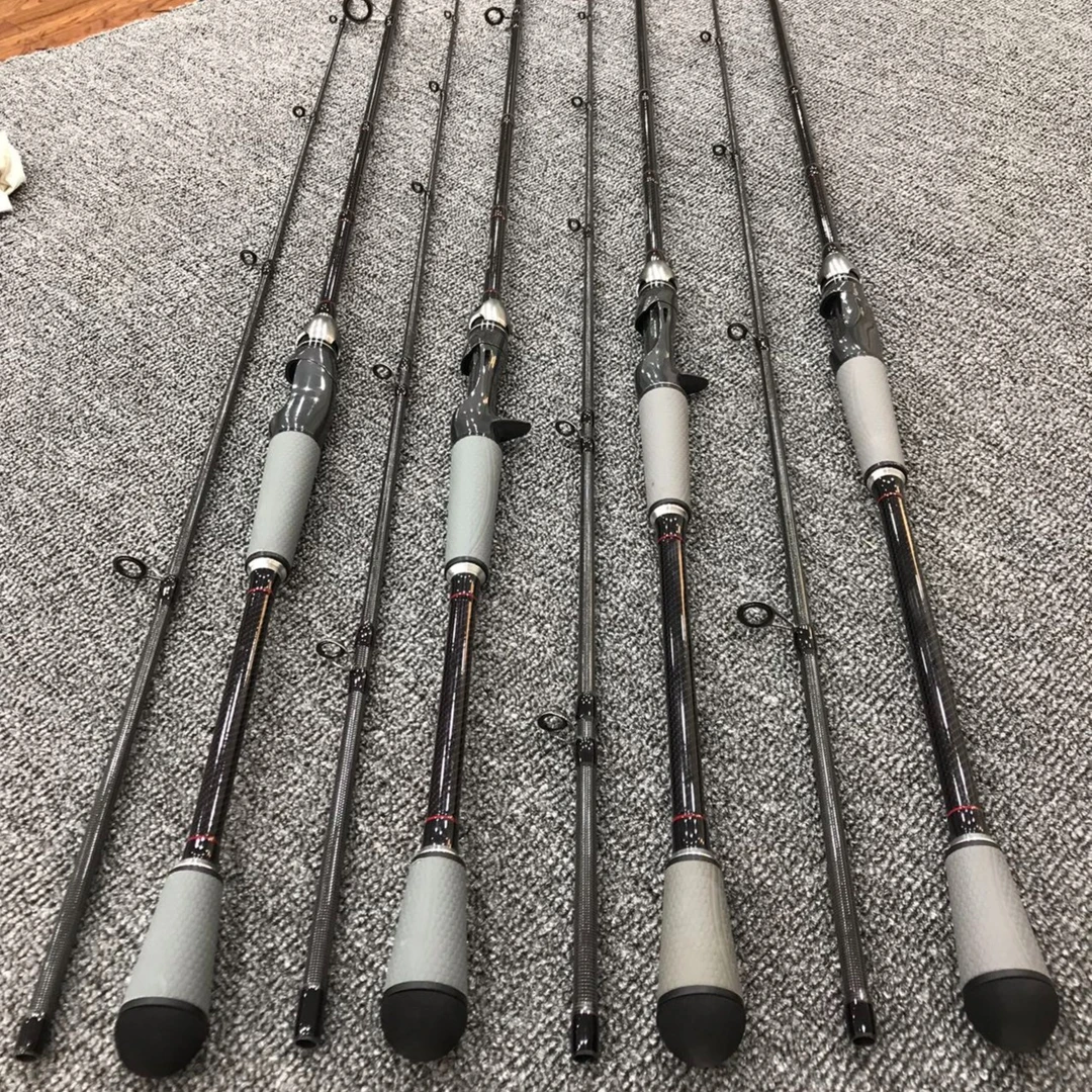 正品阿布恩特MH轻型路亚竿碳纤维新手初学泛用竿学生直柄打黑碳素