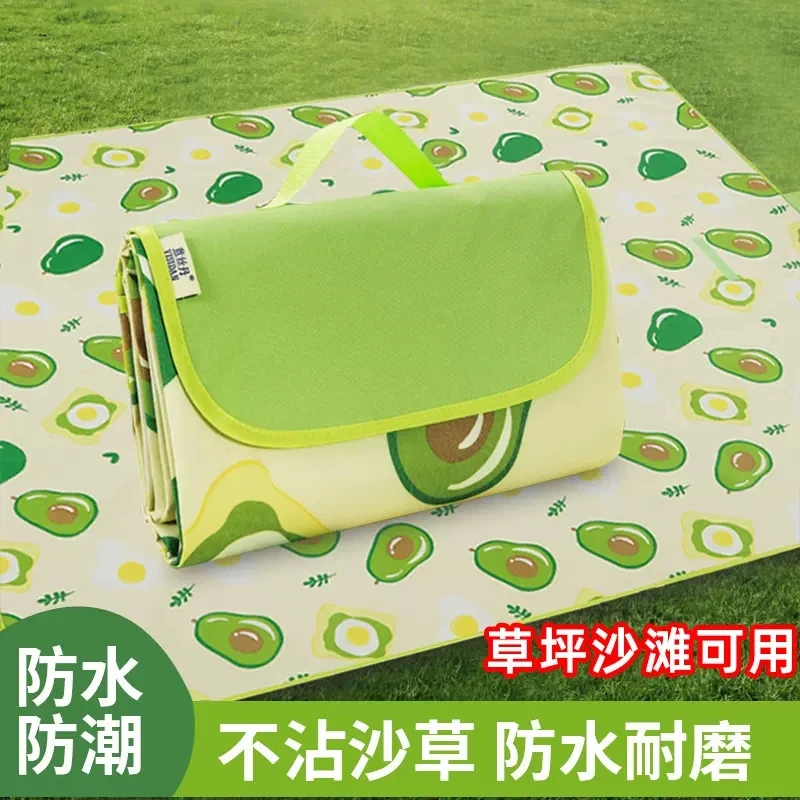 一次性加厚户外草地沙滩防水防潮草坪都可以用