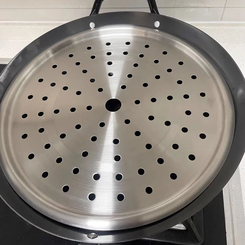 仅炒锅用304不锈钢蒸片蒸格蒸架子蒸帘炒锅内用蒸锅篦子