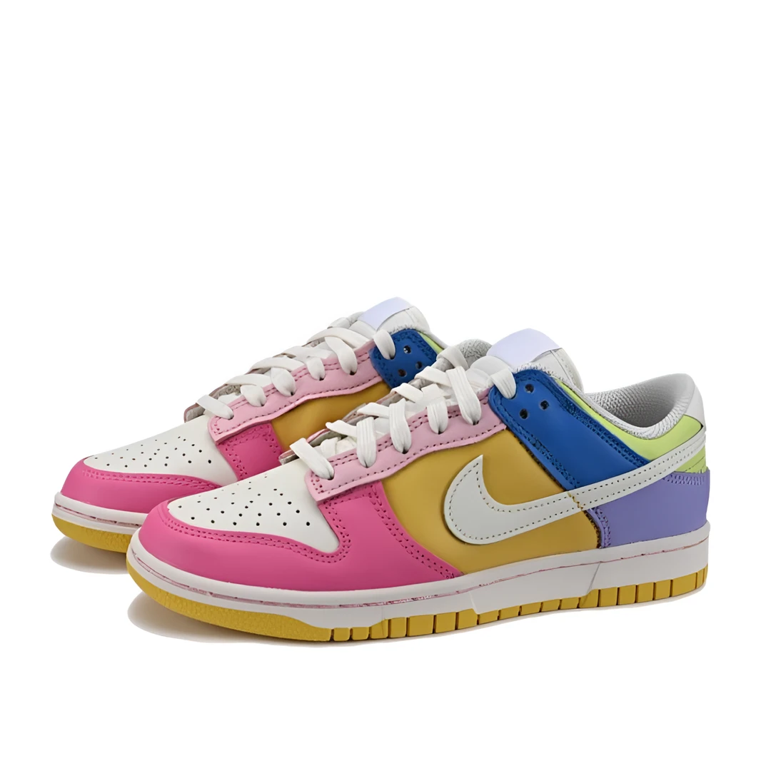 nike Dunk FD9923-111 女子低帮内置气垫板鞋 轻便 时尚潮流 白粉