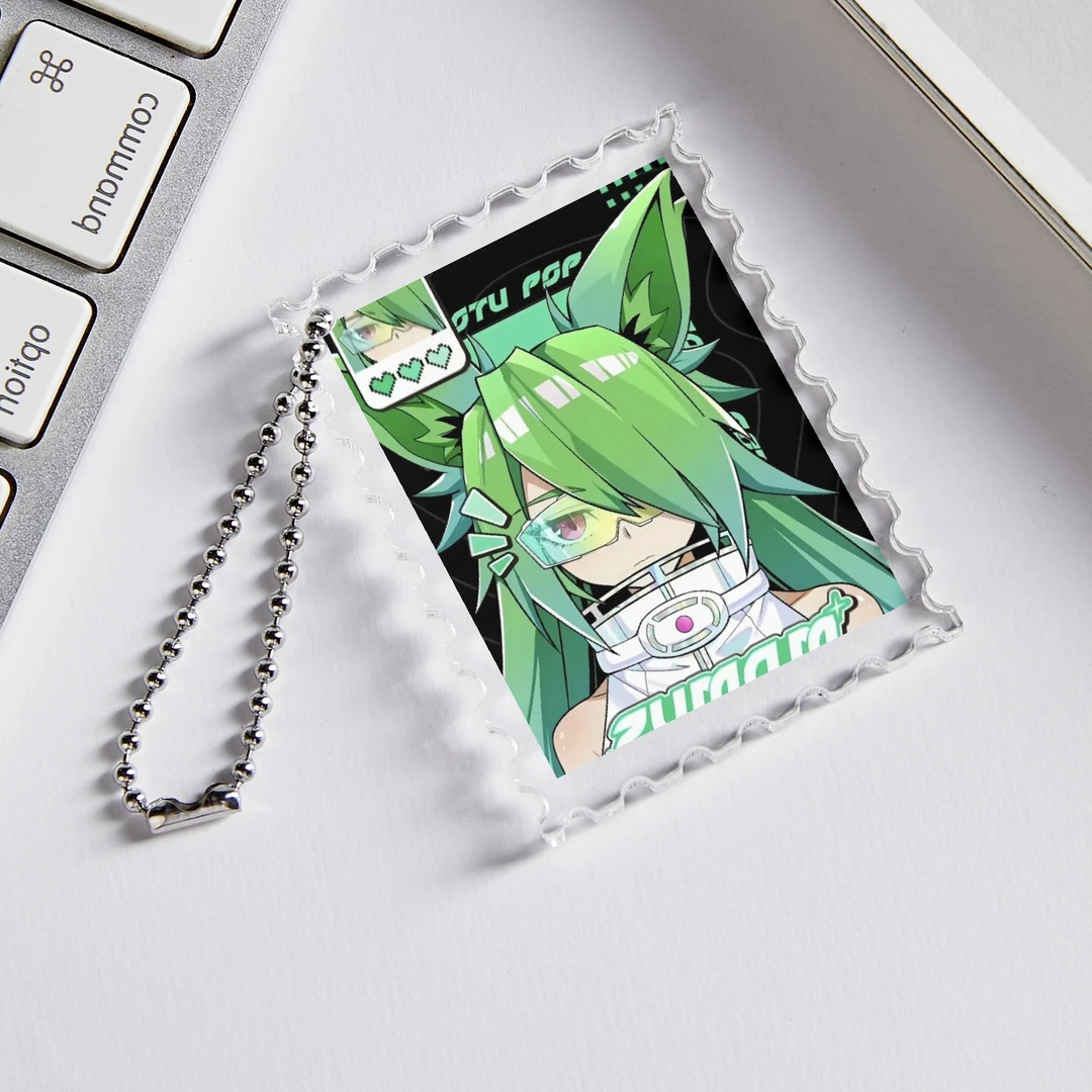 凹凸世界周边珠珠链diy书包挂件邮票爆款定制礼物亚克力双面加厚