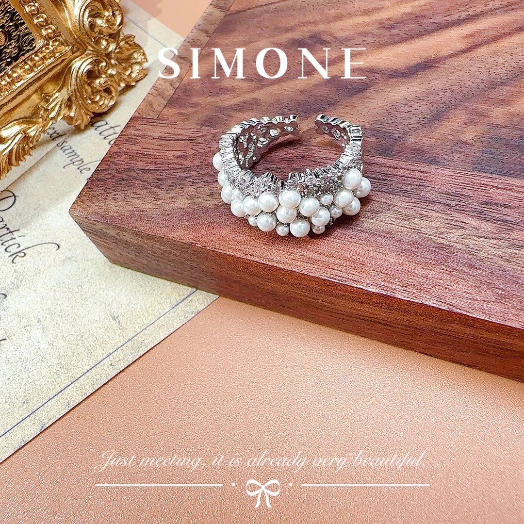 铜合金仿珍珠戒指 1114 法★【泡泡星辰】ALIX 爱丽斯 限定 戒指