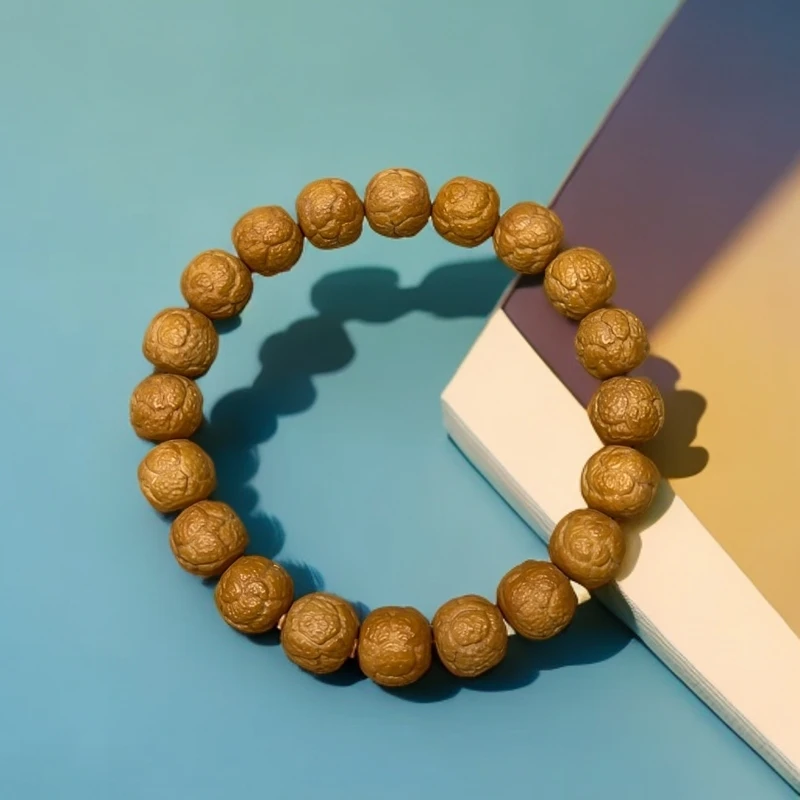 【大伟文玩】毕业级荔枝纹（饕餮）全品猴头手串原生态