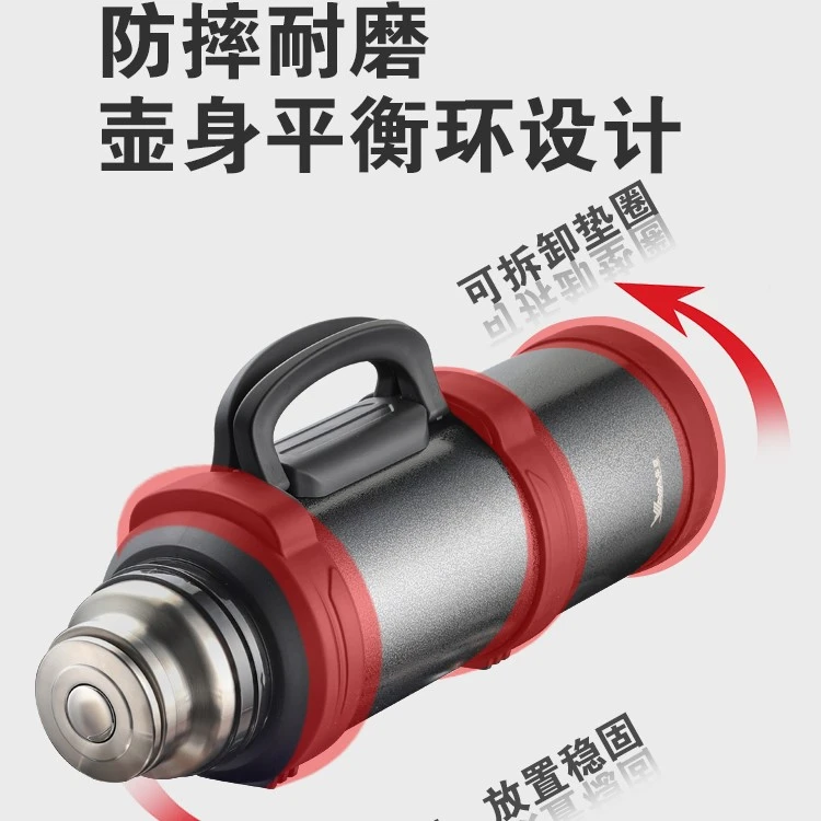 WAYA/华亚316不锈钢全钢保温壶户外大容量保温杯便携车载旅行水壶