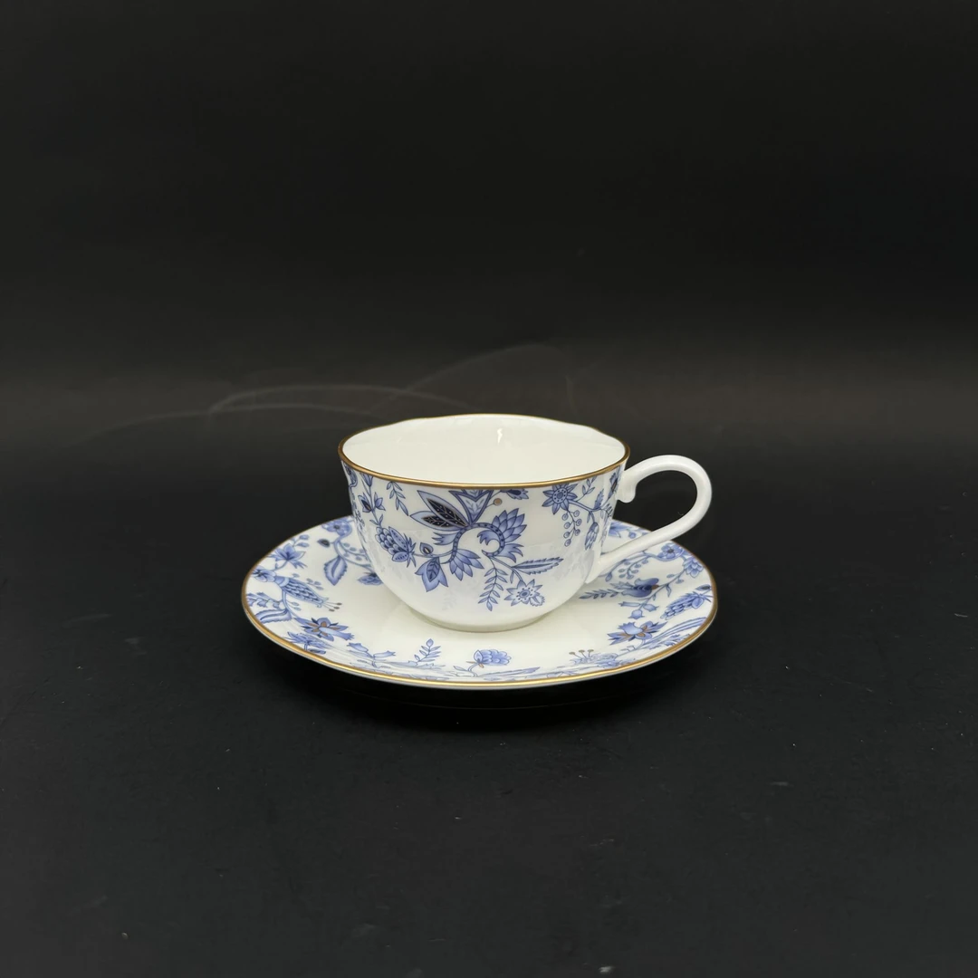 Noritake/则武 BLUE SORRENTINO系列.咖啡杯碟奶缸高档会所酒店