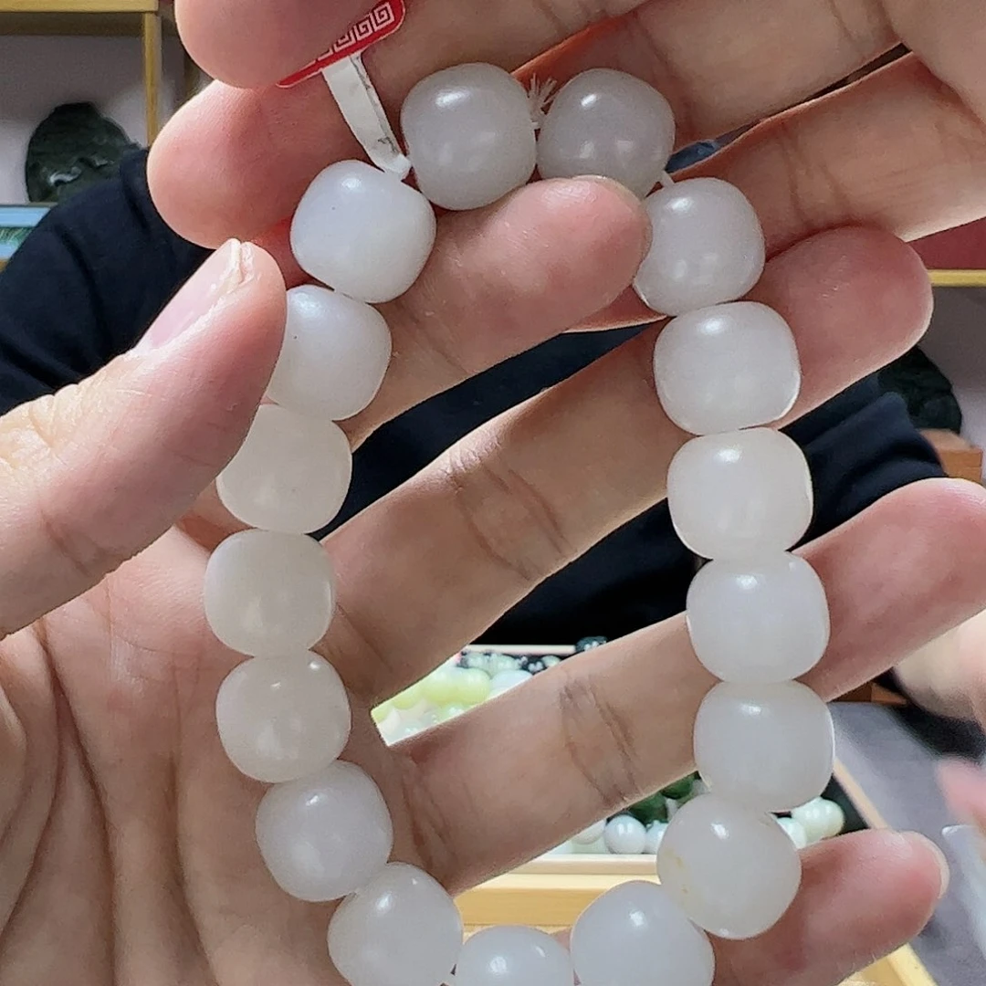 【闪购商品】和田玉手串未镶嵌卡13